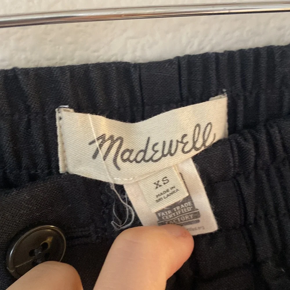 Madewell Crop Linen Pants - Picture 3 of 4